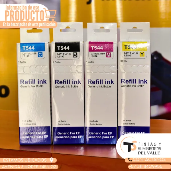 Tintas y Suministros del Valle Servicios - Venta de Tintas Originales y Genéricas 2
