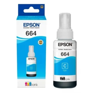 Tintas y Suministros del Valle - Tinta Epson T664 Cyan Original - 1