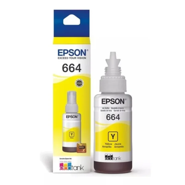 Tintas y Suministros del Valle - Tinta Epson T664 Yellow Original - 1