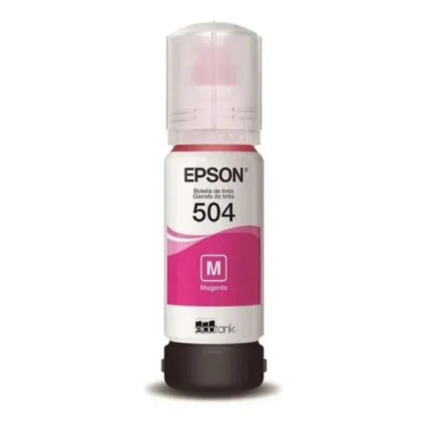 Tintas y Suministros del Valle - Tinta Original Epson T504 Magenta 2