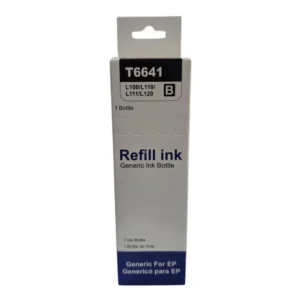 Tintas y Suministros del Valle - Tinta T664 Negro Genérica - 1
