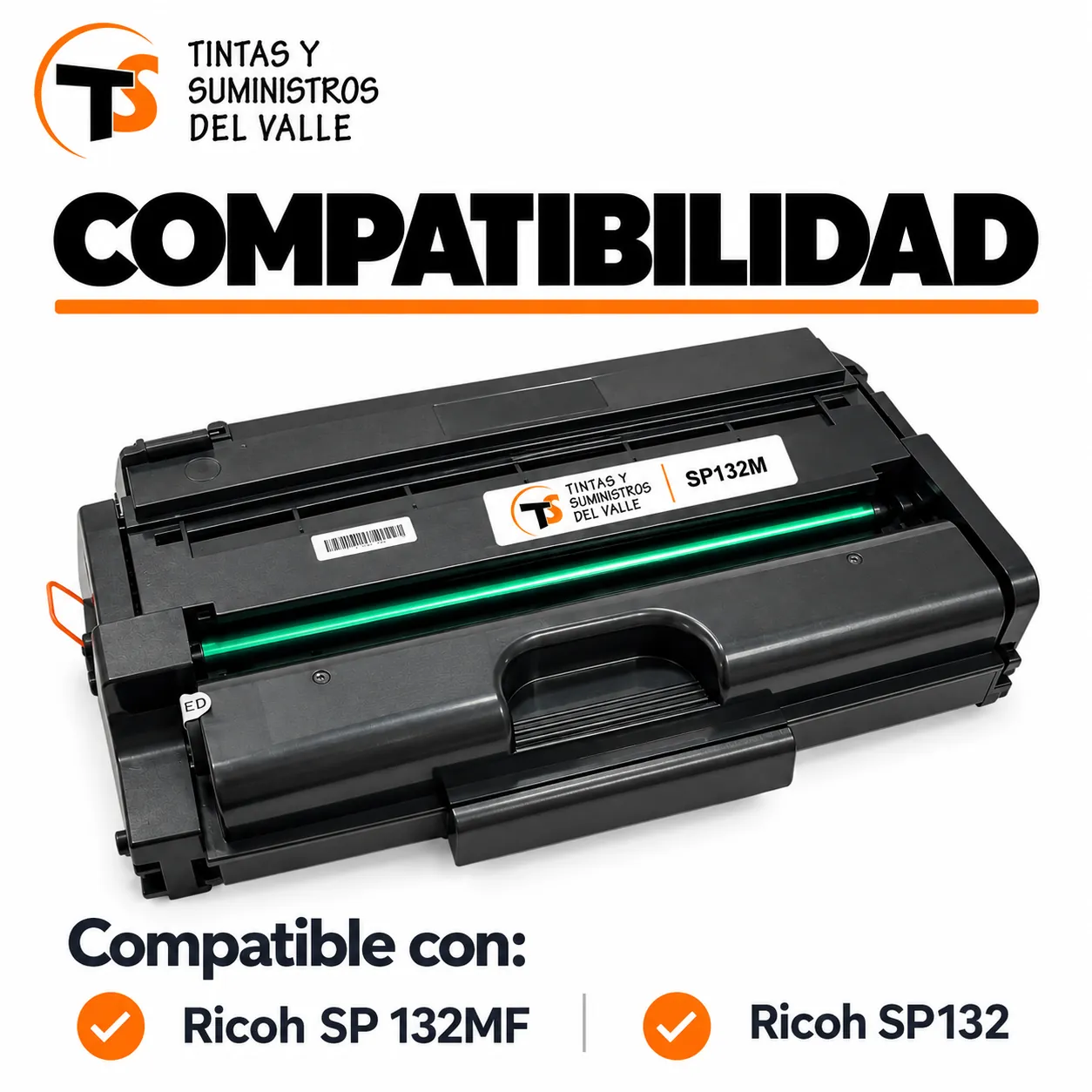 Tóner Genérico 132MF compatible con impresoras Ricoh SP 132MF y SP132