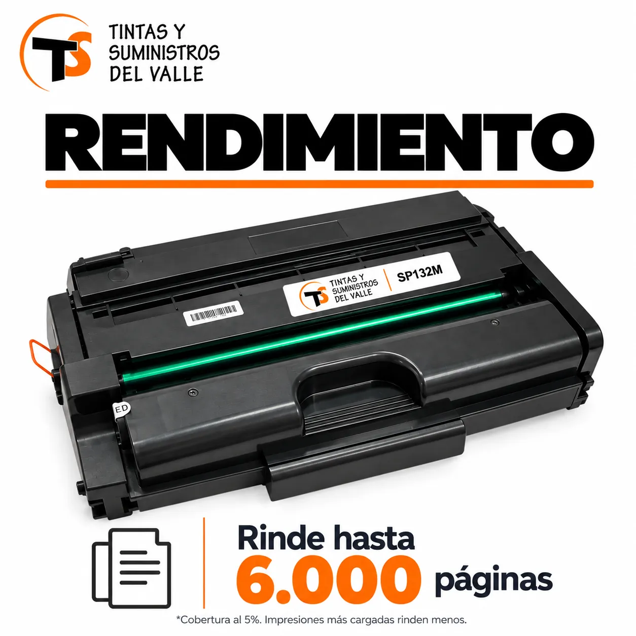 Tóner Genérico 132MF – rinde hasta 6.000 páginas con cobertura al 5%