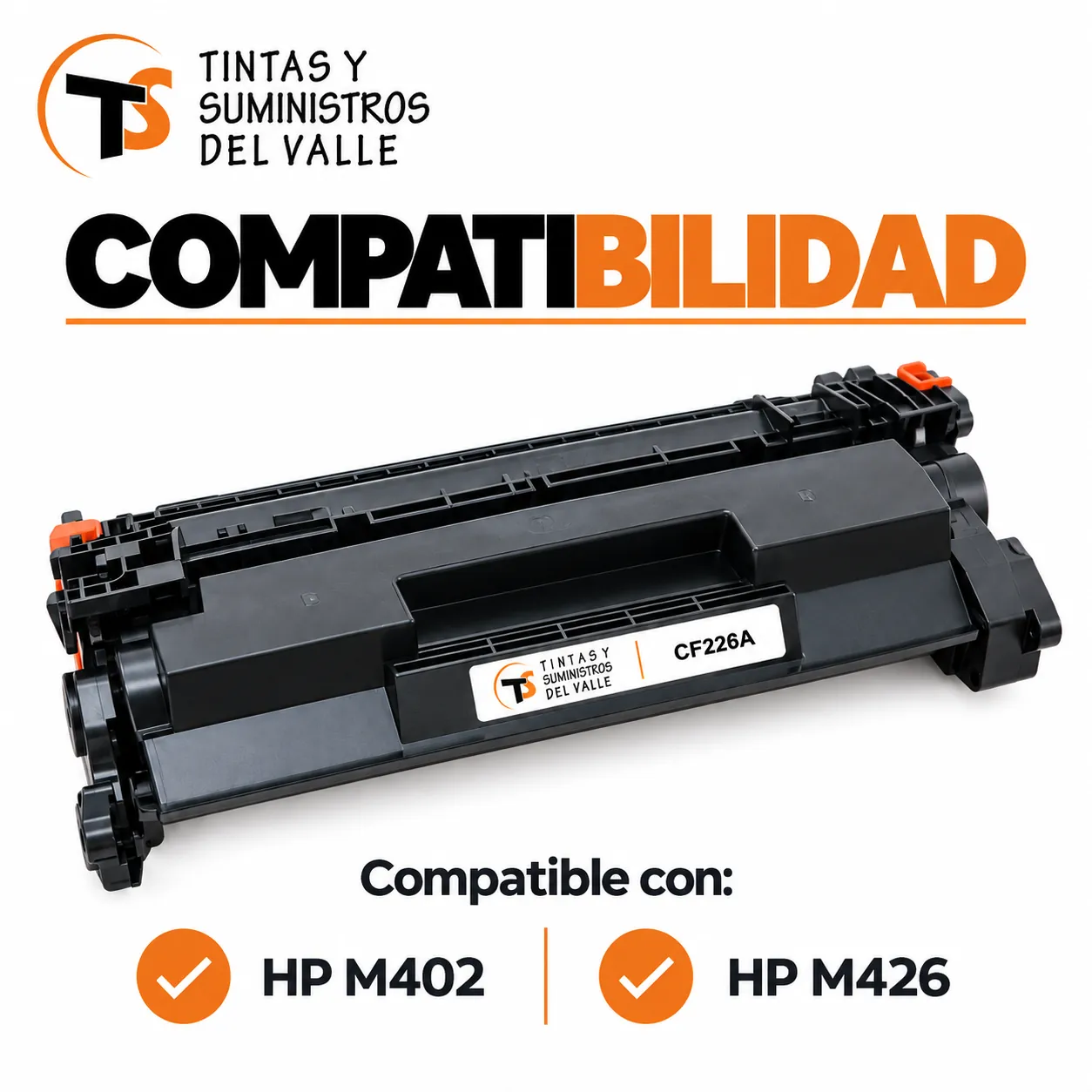 Tóner Genérico CF226A compatible con impresoras HP M402 y M426