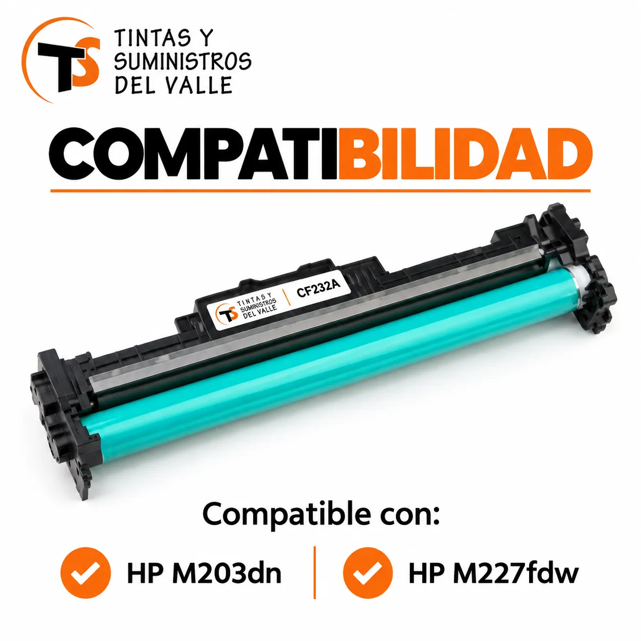 Unidad de Drum Genérica CF232A compatible con impresoras HP M203dn y M227fdw